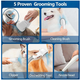 Dog Grooming Vacuum Kit — 8-in-1 Pet Hair Remover with Quiet Motor | PAWTRAIT 3